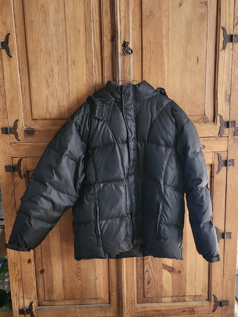 Athletic Works Black Quilted Puffer Jacket